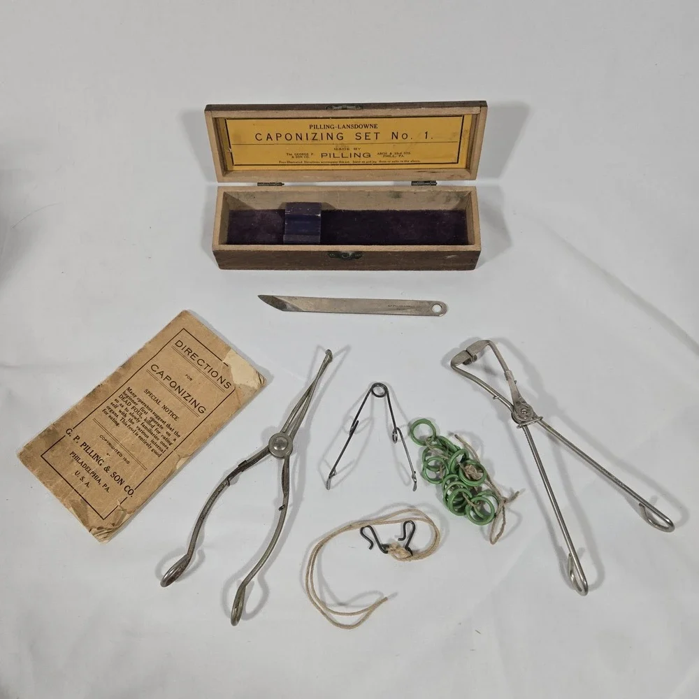 Vintage/ Antique Farm Tool Pilling-Landsdowne Caponizing Set